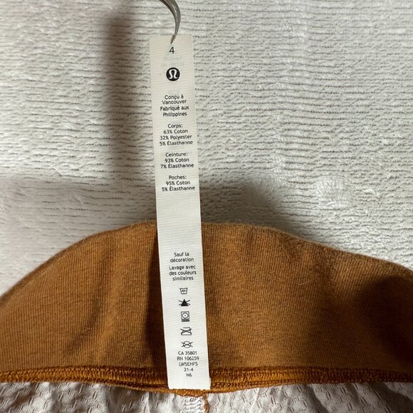 Lululemon Jogger Women Size 4 Warm Down Mid-Rise Cotton Blend Gym LW5EHFS - Picture 7 of 11
